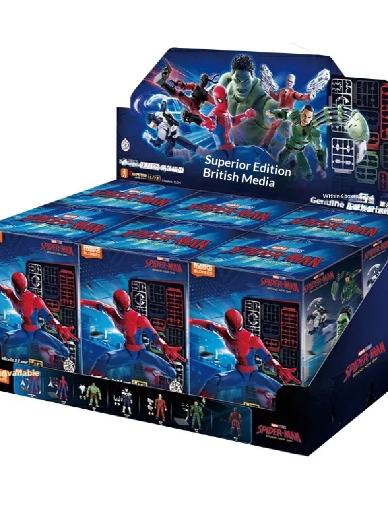 Model Kit Fenrir - Bloques de Construcción Articulados Blokees Marvel,