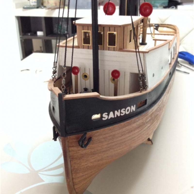 Model Kit Yacht - SANSON-modelo de barco de madera cortado