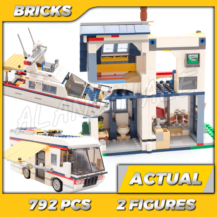 Model Kit Yacht - 792 piezas 3 en 1: Kit