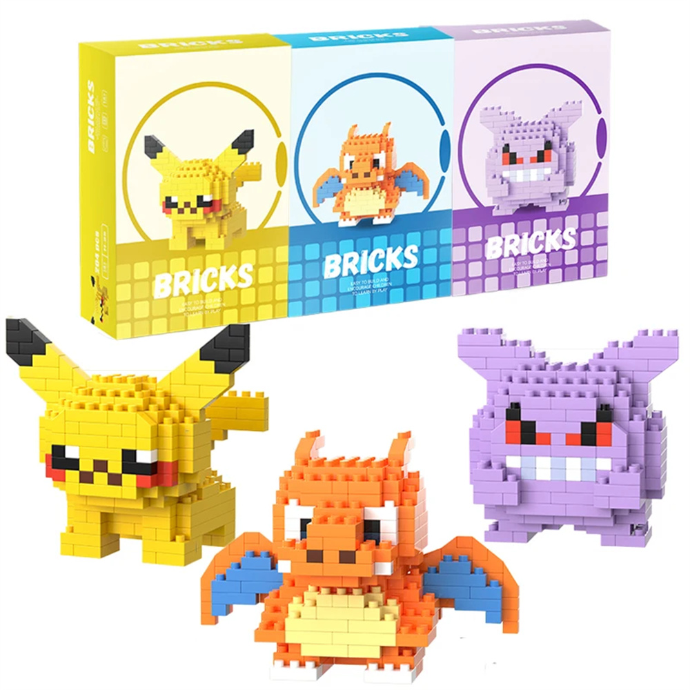 Model Kit Simulator - Bloques de Construcción Micro de Pokemon,
