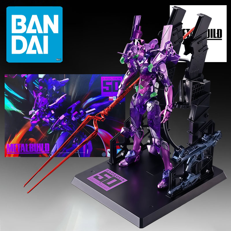 Model Kit Eva 01 - Figuras de Anime Originales de Bandai