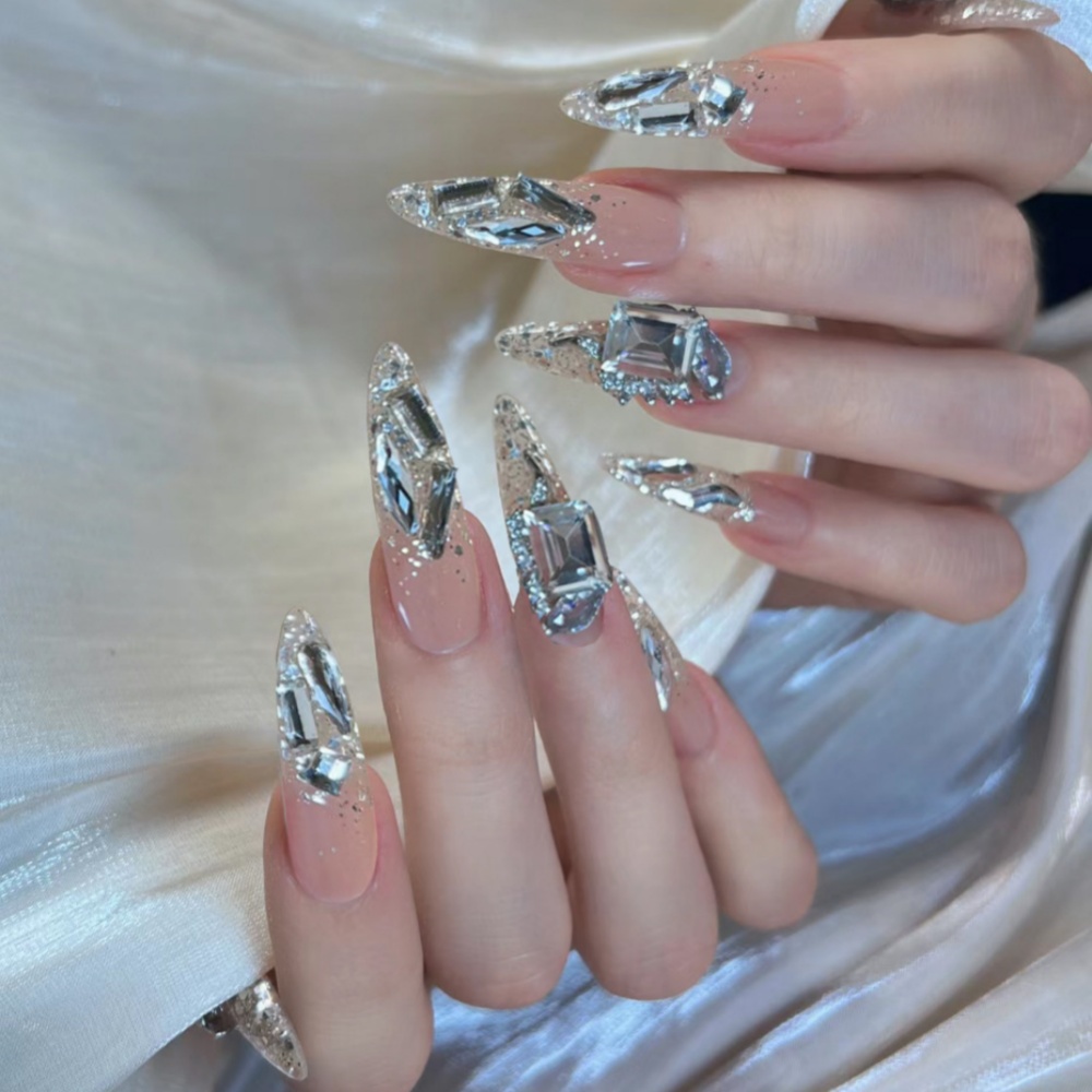 Sanding Stick Set - 24 Uñas Postizas de Diamante Tipo