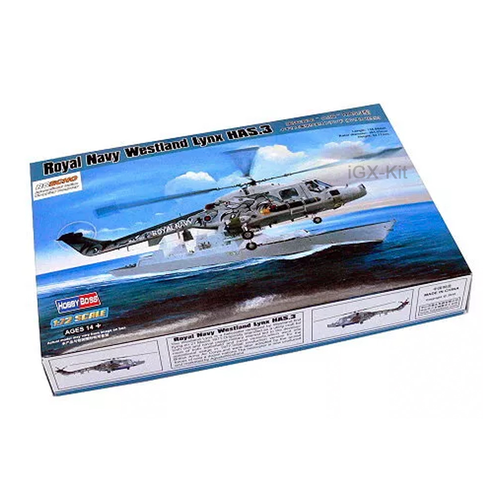 Model Kit Lynx - HobbyBoss 87237 escala 1/72 Marina Real