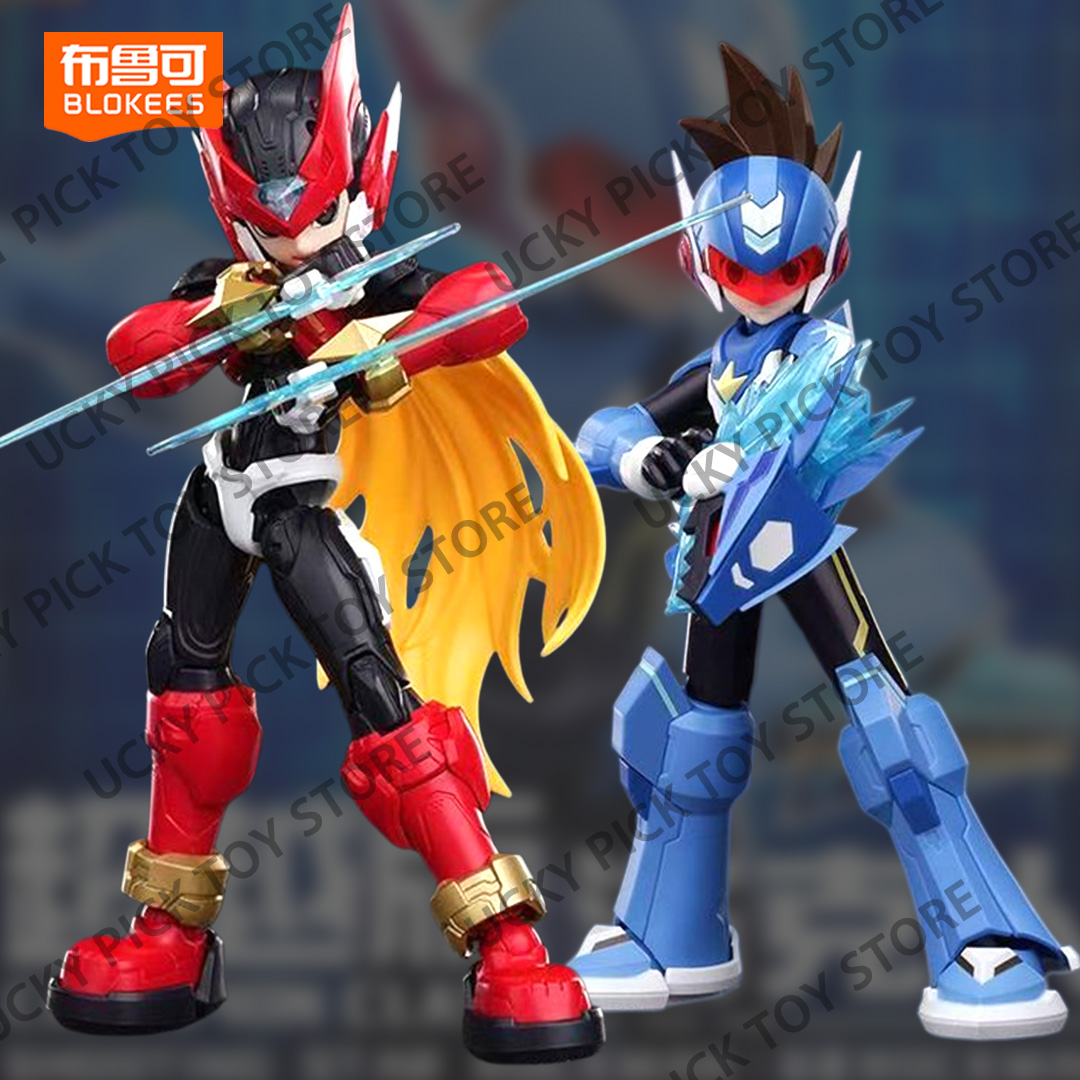 Model Kit Zero Megaman - Nuevas Figuras de Acción Blokees Champion