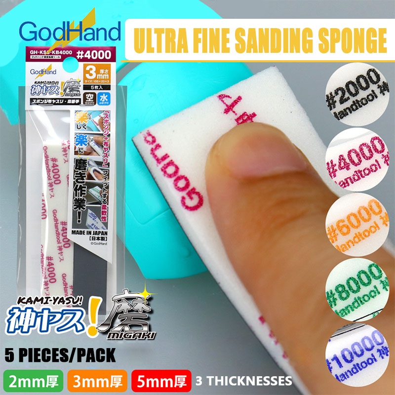 GodHand GH-KS2/GH-KS3/GH-KS5 K - Sanding Stick Set reseña y precio