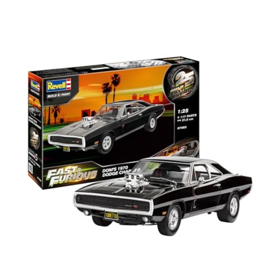 Modelo a Escala 1:25 del Dodge - Model Kit Dodge Charger reseña y precio