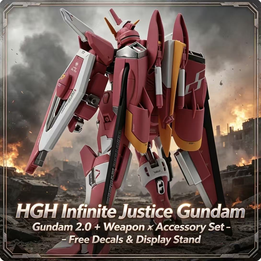 231 HG 1/144 Infinite Justice  - Model Kit Zeus reseña y precio