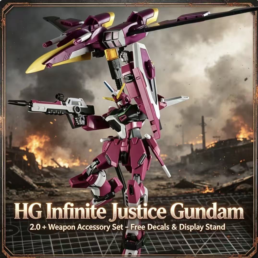 231 HG 1/144 Infinite Justice  - Model Kit Zeus reseña y precio