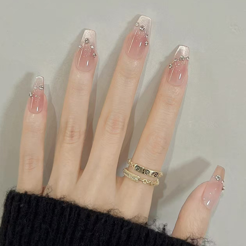 24 Uñas Postizas de Ataúd con  - Sanding Stick Set reseña y precio