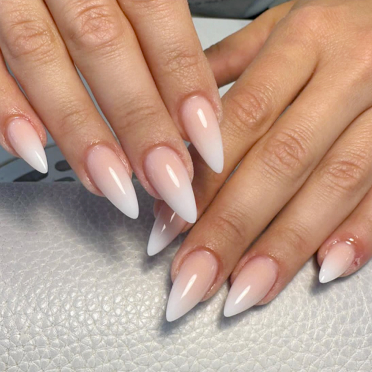 24 Uñas Postizas Blancas con D - Sanding Stick Set reseña y precio