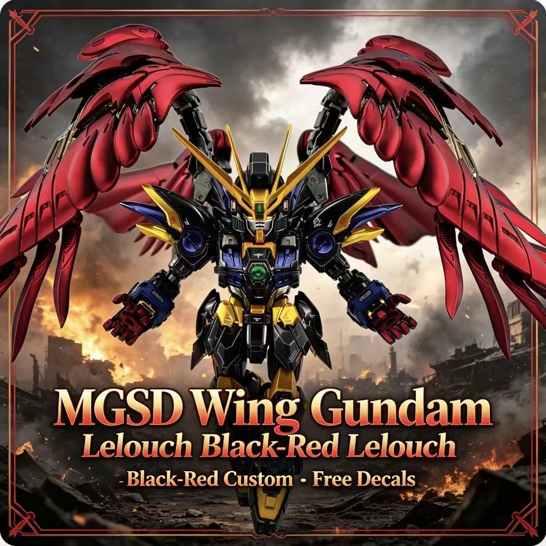 MGSD Wing Lelouch, Kit de Mode - Model Kit Zeus reseña y precio
