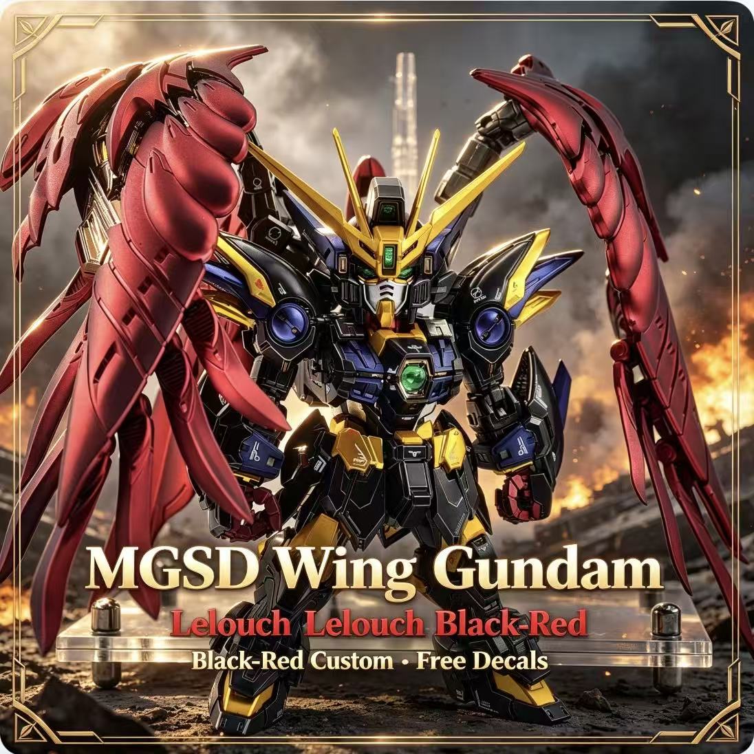 MGSD Wing Lelouch, Kit de Mode - Model Kit Zeus reseña y precio