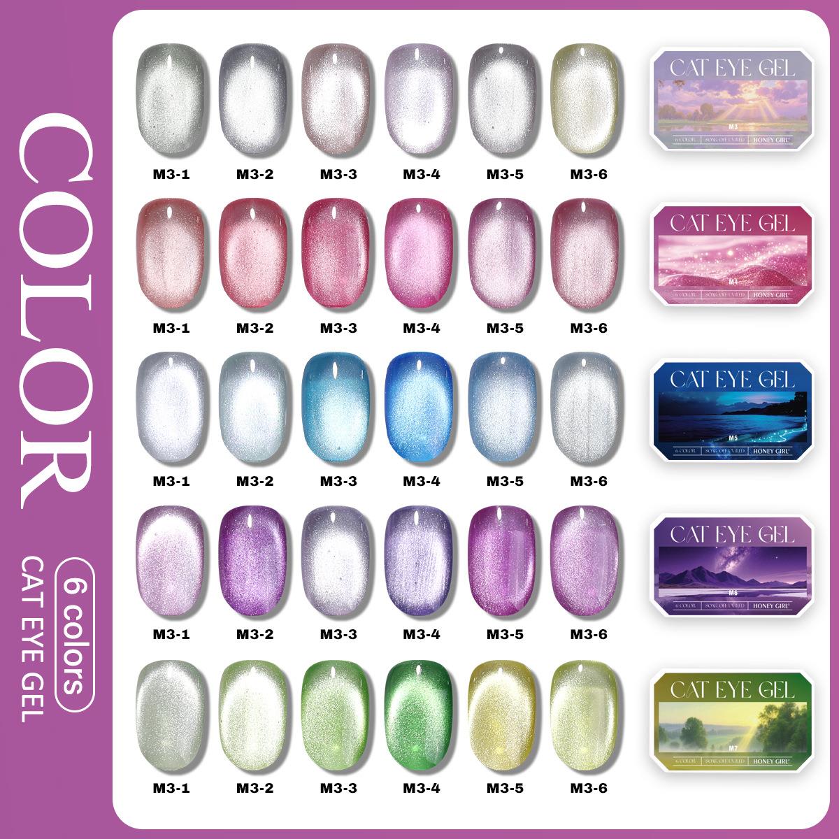 Paleta de 6 Esmaltes de Gel Oj - Sanding Stick Set reseña y precio