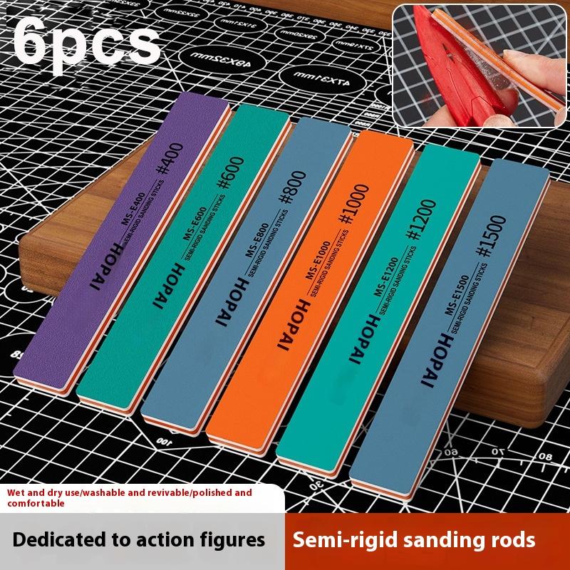 6 uds MS-E400-1500 palos de li - Sanding Stick Set reseña y precio