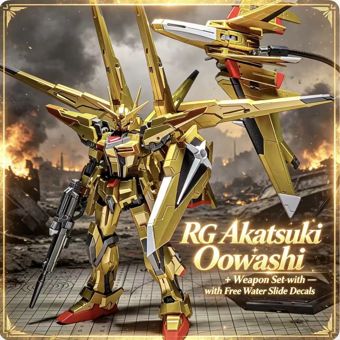 RG41 1/144 ORB-01 Akatsuki Oow - Model Kit Zeus reseña y precio