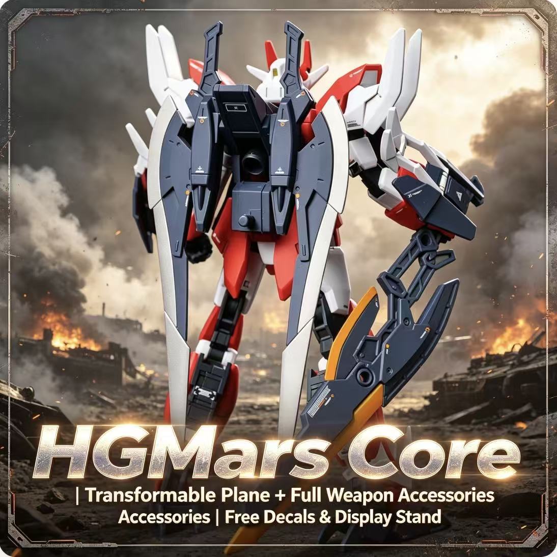 008A HG 1/144 Mars Core Warrio - Model Kit Zeus reseña y precio